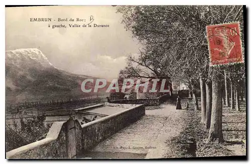 Cartes postales Embrun Bord du Roc a gauche Vallee de la Durance
