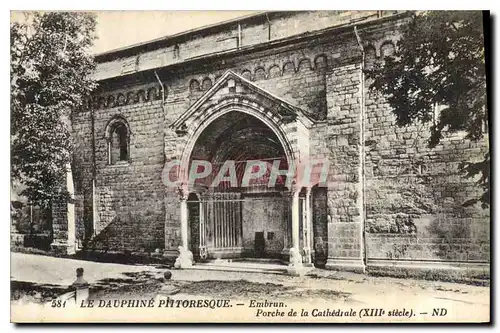 Ansichtskarte AK Embrun Porche de la Cathedrale