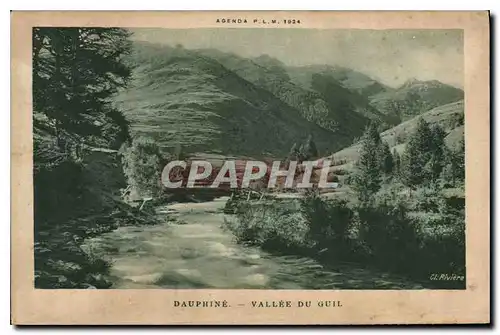 Cartes postales Dauphine Vallee du Guil agenda PLM 1924