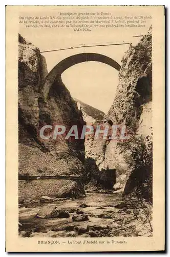 Cartes postales Briancon le Pont d'Asfeld sur la Durance