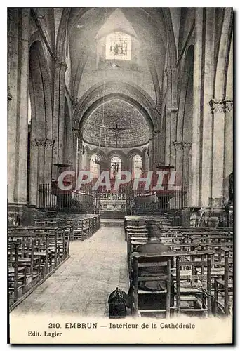 Cartes postales Embrun Interieur de la Cathedrale