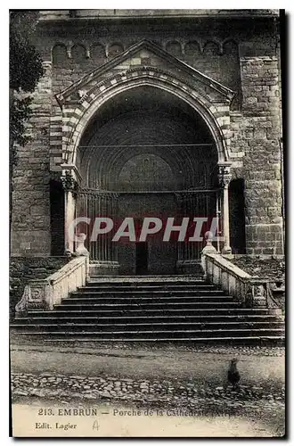 Cartes postales Embrun Porche de la Cathedrale XIII siecle