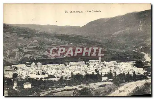 Cartes postales Embrun vue generale