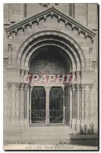 Cartes postales Gap Porche de la Cathedrale