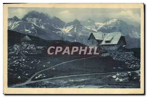 Cartes postales Dauphine le Lautaret le Jardin Alpin et le Grand Galibier