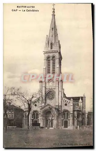 Cartes postales Hautes Alpes Gap la Cathedrale