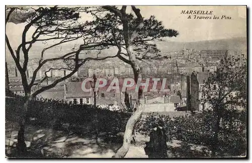 Cartes postales Marseille a Travers les Pins