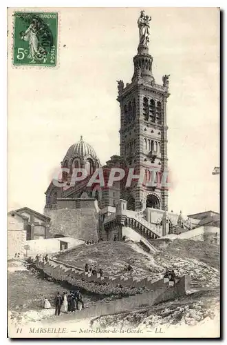 Cartes postales Marseille Notre Dame de la Garde