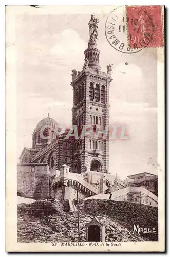 Cartes postales Marseille N D de la Garde