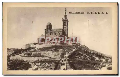 Cartes postales Marseille N D de la Garde