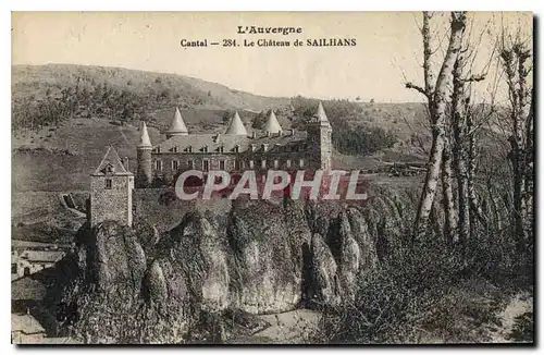 Cartes postales L'Auvergne Cantal Le Chateau du Sailhans