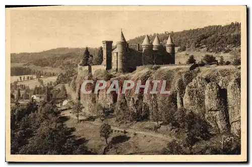 Ansichtskarte AK Environs de Saint Flour Cantal le pittoresque chateau du Saillants