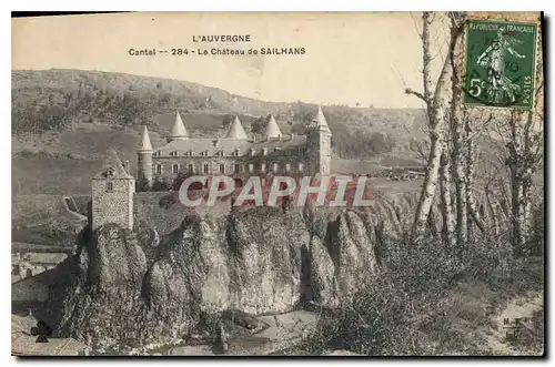 Cartes postales L'Auvergne Cantal le Chateau de Sailhans
