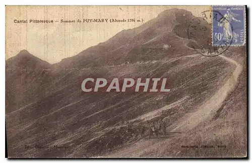 Cartes postales Cantal Pittoresque Sommet du Puy Mary