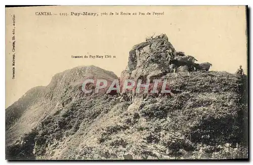 Ansichtskarte AK Cantal Puy Mary pres de la Route au Pas de Peyrol Chevre