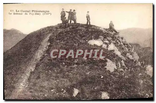 Cartes postales Le Cantal Pittoresque le Sommet du Puy Mary