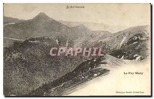 Cartes postales L'Auvergne le Puy Mary