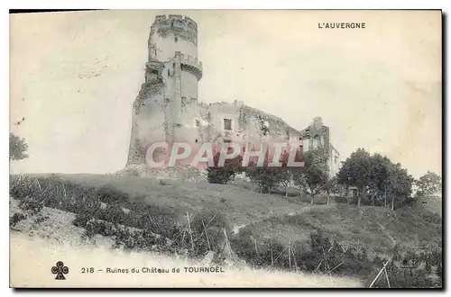 Cartes postales Ruines du Chateau de Tournoel