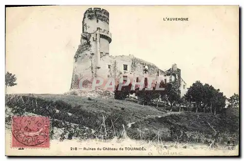 Cartes postales Ruines du Chateau de Tournoel