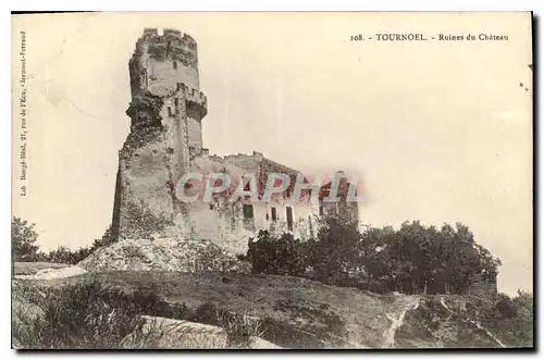 Cartes postales Tournoel Ruines du Chateau