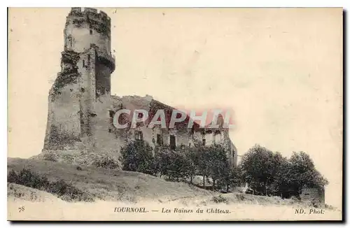 Cartes postales Tournoel les Ruines du Chateau