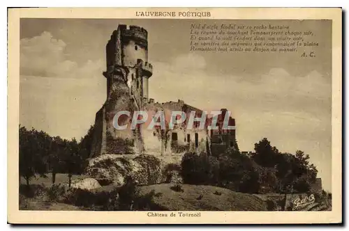 Cartes postales L'Auvergne Poetique Chateau de Tournoel