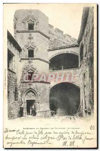 Cartes postales Interieur du Chateau de Tournoel Auvergne