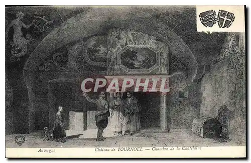 Cartes postales Auvergne Chateau de Tournoel Chambre de la Chatelaine