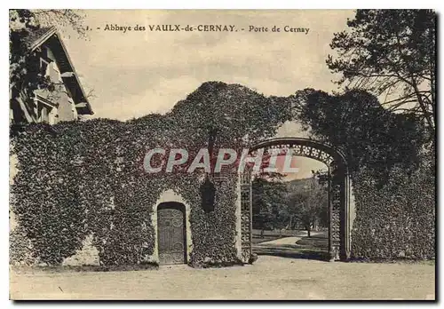 Cartes postales Abbaye des Vaux de Cernay Porte de Cernay