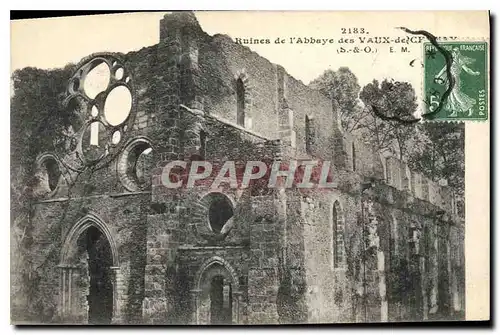 Ansichtskarte AK Ruines de l'Abbaye des Vaux de Cernay S et O