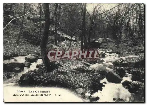 Ansichtskarte AK Les Cascades des Vaux de Cernay