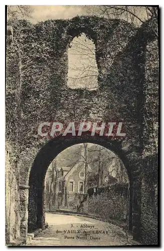 Cartes postales Abbaye des Vaux de Cernay Porte Notre Dame