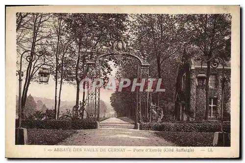 Cartes postales Abbaye des Vaulx de Cernay Porte d'entree Cote Auffargis