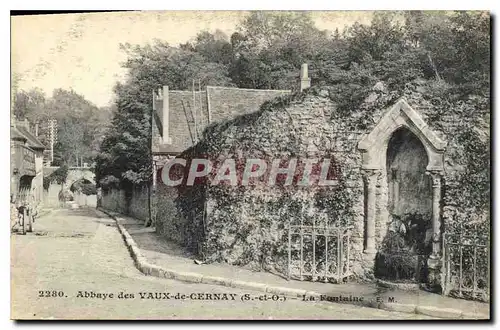 Cartes postales Abbaye des Vaux de Cernay S et O la Fontaine