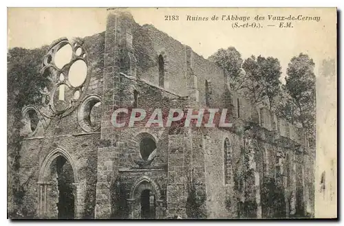 Ansichtskarte AK Ruines de l'Abbaye des Vaux de Cernay S et O