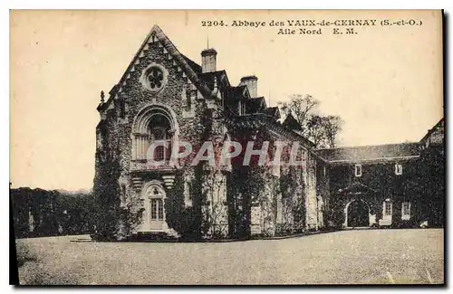 Cartes postales Abbaye des Vaux de Cernay S et O Aile Nord