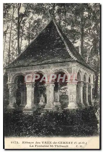 Cartes postales Abbaye des Vaux de Cernay S et O la Fontaine St Thibault