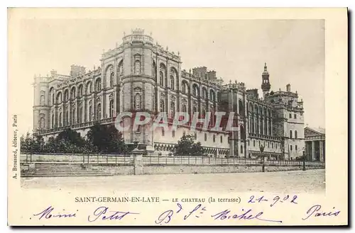 Cartes postales Saint Germain en Laye le Chateau la Terrasse