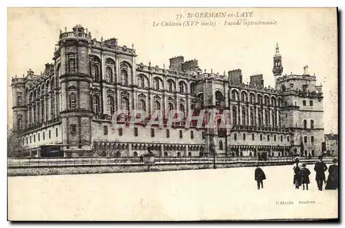 Cartes postales Saint Germain en Laye le Chateau XVI siecle Facade Septentrionale