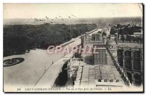 Cartes postales Saint Germain en Laye vue sur le Parc Prise du Chateau