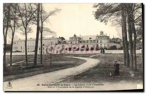 Cartes postales Saint Germain en Laye les Loges vue d'ensemble maison d'Education de la Legion d'Honneur