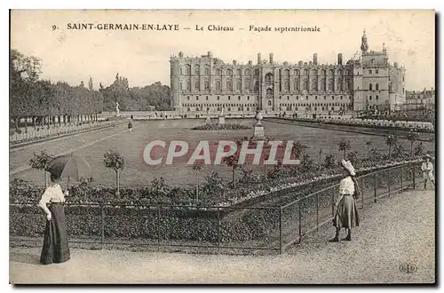 Ansichtskarte AK Saint Germain en Laye le Chateau Facade Septentrionale