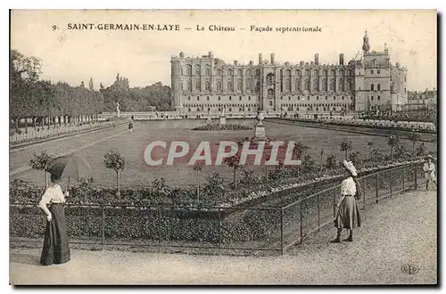 Cartes postales Saint Germain en Laye le Chateau Facade Septentrionale