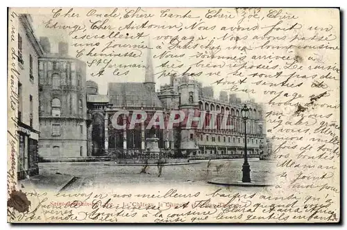 Cartes postales Saint Germain en Laye le Chateau la Chapelle et statue Thiers