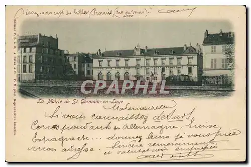 Cartes postales La Mairie de Saint Germain en Laye