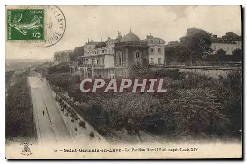 Cartes postales Saint Germain en Laye le Pavillon Henri IV ou naquit Louis XIV