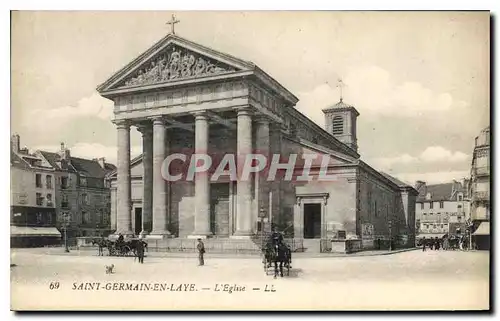 Cartes postales Saint Germain en Laye l'eglise