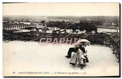 Cartes postales Saint Germain en Laye la Terrasse et vue generale