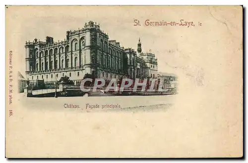 Cartes postales Saint Germain en Laye Chateau Facade principale