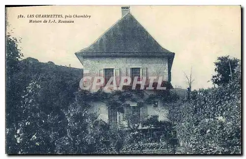 Ansichtskarte AK Les Charmettes pres Chambery Maison de JJ Rousseau